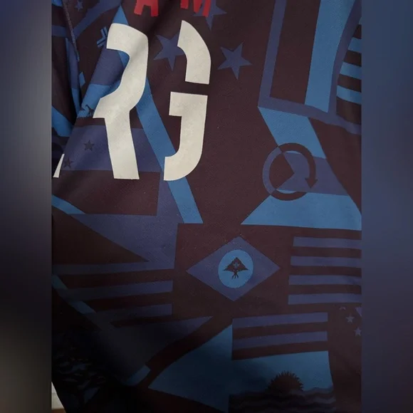 LRG Lifted Research Group Jersey LRG Adult Large Long Sleeve Graphic Team USA 47 - Picture 10 of 12